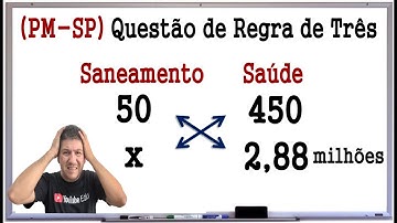 QUESTÃO DE CONCURSO - PM SP - VUNESP - REGRA DE TRÊS | Prof Robson Liers - Mathematicamente