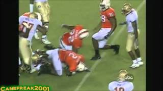 Miami Hurricanes Big Hits vs. FSU