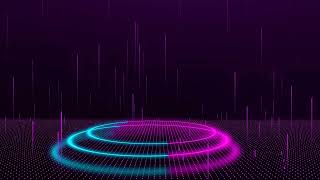 Digital Futuristic Blue hologram HUD circle interfaces. data network protection, future technology