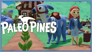 CUTE DINO FARMING?!  Paleo Pines (Demo Gameplay)