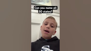 Have you tried naming all 50 states in one minute?