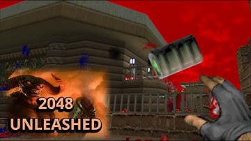 DOOM II with Project Brutality [2048 Unleashed] Level 16 Mob Quad