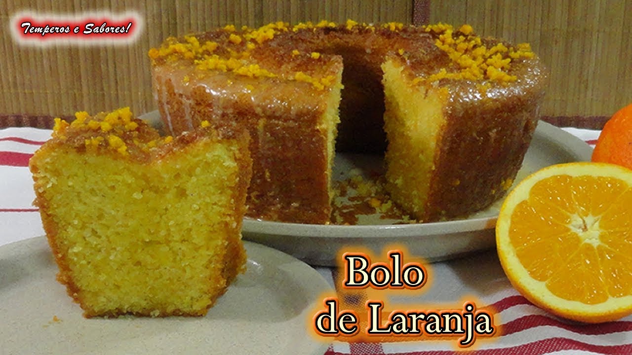 BOLO DE LARANJA fácil e muito delicioso