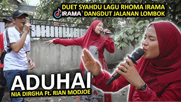 ADUHAI MERDU SEKALI LAGU RHOMA IRAMA SAAT DI COVER NIA DIRGHA Ft RIAN MODJOE VERSI DANGDUT JALANAN