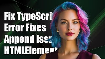 Fixing TypeScript Error: Property 