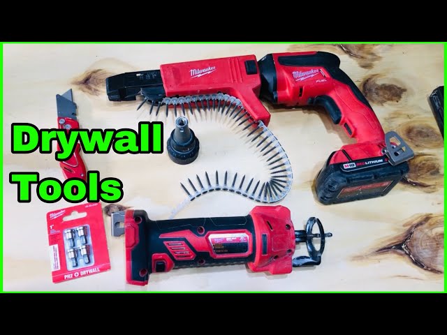 Tools Needed to work Gypsum Board // Drywall Tools 