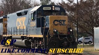 [CSXT]2334 Road Mate & 6402 GP40-2 Light Engines Runs as Y105-19  back to Milan & Nice 1st Gen K5LA