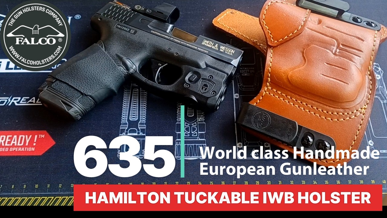 Product video Livingston - Timeless Tuckable Leather Light-Bearing Holster For Concealed Carry 2
