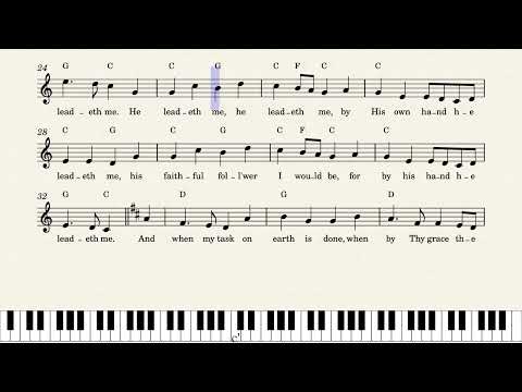 Easy Piano Hymn