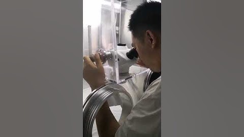 Engineers are debugging the focusing of a custom glove box microscope #glovebox #machine #lab