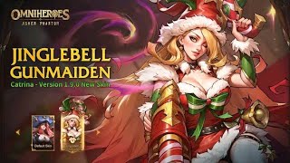 CATRINA || JINGLEBELL GUNMAIDEN NEW CHRISTMAS SKIN WALLPAPER - OMNIHEROES. screenshot 1
