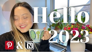 Plan for 2023 | How to manifest your goal using Notion, Atomic habits and vision board