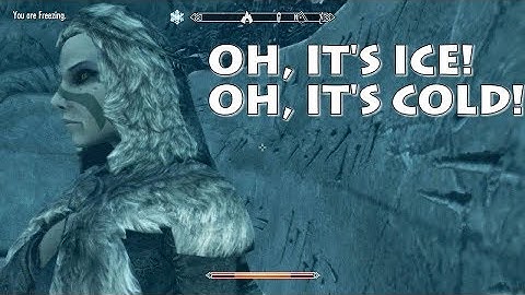 Skyrim Special Edition - Survival Mode - PS4 - Freezing to Near Death!