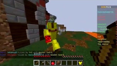 【Minecraft】Mineplex Hacker Report #689 - Vx2 *