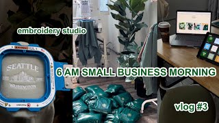 6AM SMALL BUSINESS MORNING: Studio Vlog #3