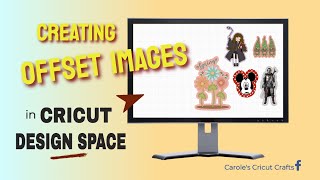 creating offset images with cricut design space