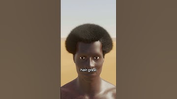 why black people have coily hair 😮 #facts #fyp #secret #science #animation #shorts #hair #funfacts