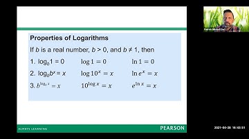 12.7 Common Logarithms, Natural Logarithms, and Change of Base