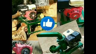 ماكينه ري الاراضي الزراعيه (بنزين) 4بوصه معين وبحار بطلمبه An irrigation machine, gasoline lands