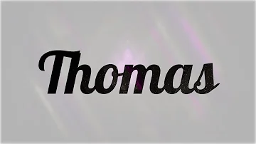 Como se diz Thomas em inglês?