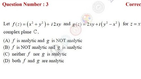 gate 2017/complex analysis solution