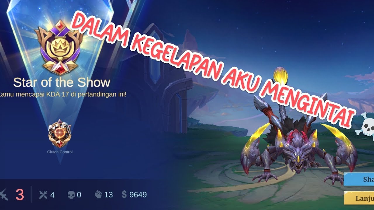 HELCURT BERGERAK DALAM KEGELAPAN #mobilelegends #mlbbhighlights 