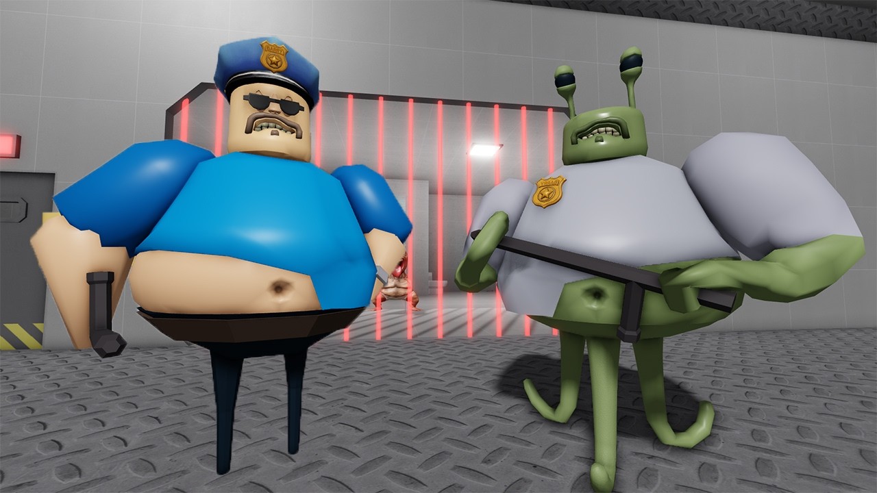 BARRY'S PRISON RUN! ALIEN HARD MODE - All Items & Morphs Unlocked!!