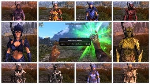 Skyrim Mod PS4: Showcase Recolored Replica (Part 1 and Part 2) V12 By Cyan49