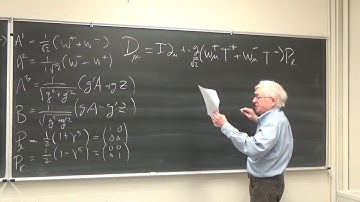 Lecture of 27 November 2018 on Quantum Field Theory at UNM by Kevin Cahill