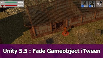 Unity 5: Fade Gameobjects with transparent shader and iTween