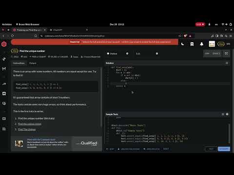 codewars : Find the unique number solutions python