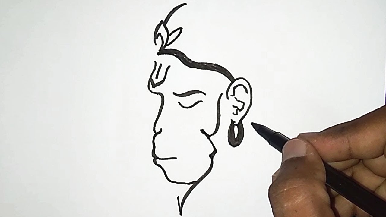 Shree Hanuman Chalisa | Hanuman ji pencildrawing - YouTube