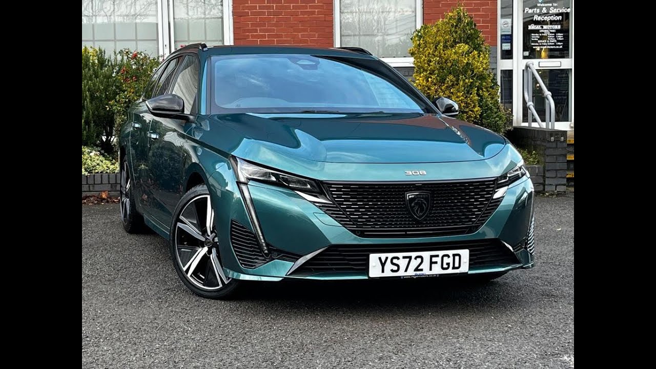 Peugeot 308 SW 1.2 PureTech GT Estate 5dr Petrol EAT Euro 6 (s/s) (130 ps) (YS72 FGD)