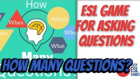 ESL Game for Questions | How Many Questions? - Videos For Teachers