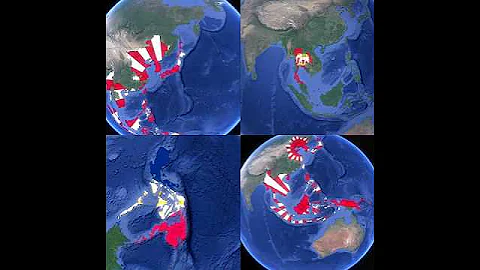 Evolution of Japan, Philippines, Thailand and Indonesia #maps #history #historymap
