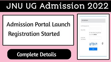 Jnu Cuet ug admission 2022| Jnu admission portal launch 2022| jnu registration 2022| @ApnaCampus
