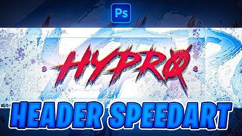 How to make this INSANE twitter header | Speedart