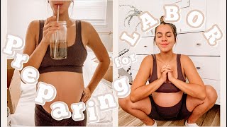 How I Am Preparing My Body For NATURAL LABOR +  Home Birth Prep too!