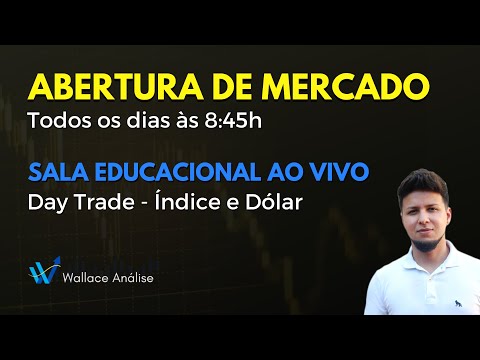 17/04/23 - ABERTURA DE MERCADO - SALA EDUCACIONAL AO VIVO - ÍNDICE E DÓLAR