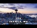 Seattle Washington in 4k | Aerial views of Seattle skyline – Travel USA