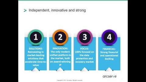 Arcserve Replication and High Availability Product Walk Through