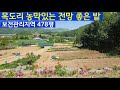 (가격인하1억5천만원)목도리 전망 좋은 토지와 농막#괴산토지매매,#괴산전원주택매매,#괴산부동산#농막#괴산복덕방아저씨 #괴산중원부동산