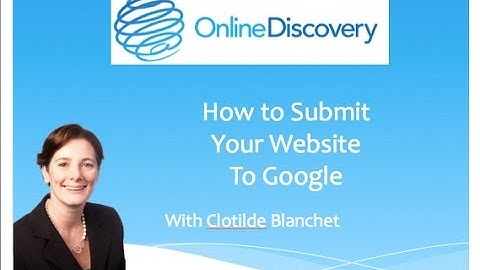 How to submit your weebly website to google