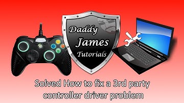 Solved How to fix a 3rd party controller driver problem