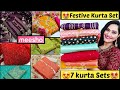 🛍Meesho Haul Under Rs 600🛍Festive wear kurta sets🛍Meesho Dress Material Haul🛍Meesho Haul🛍 #partywear