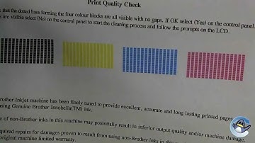 How to do a Test Print from a Brother MFC-J430W Printer