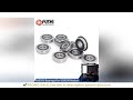 FUSHI F695 2RS Bearing 5*13*4 mm 10Pcs ABEC-7 Flanged Miniature F695 RS Ball Bearings F695RS For VOR