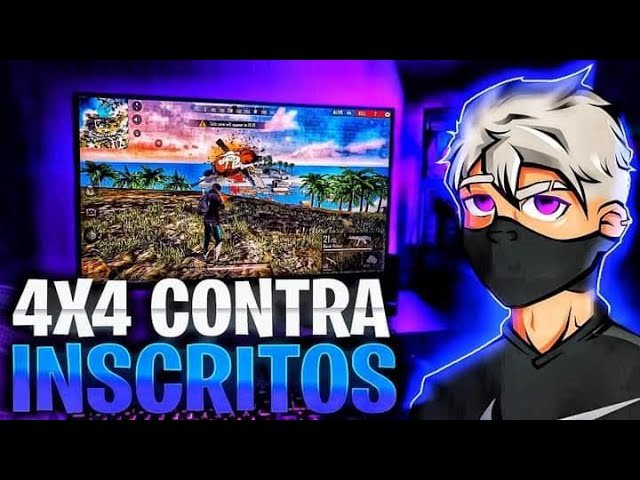 š„FREE FIRE AO VIVOš„VEM JOGA 4V4 6V6 X1 DOS CRIAS E XTREINO. š„VEM PRA LIVEš„#24k.