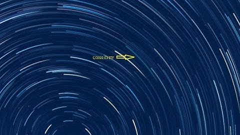 Timelapse Comet C/2022 E3 ZTF  4K