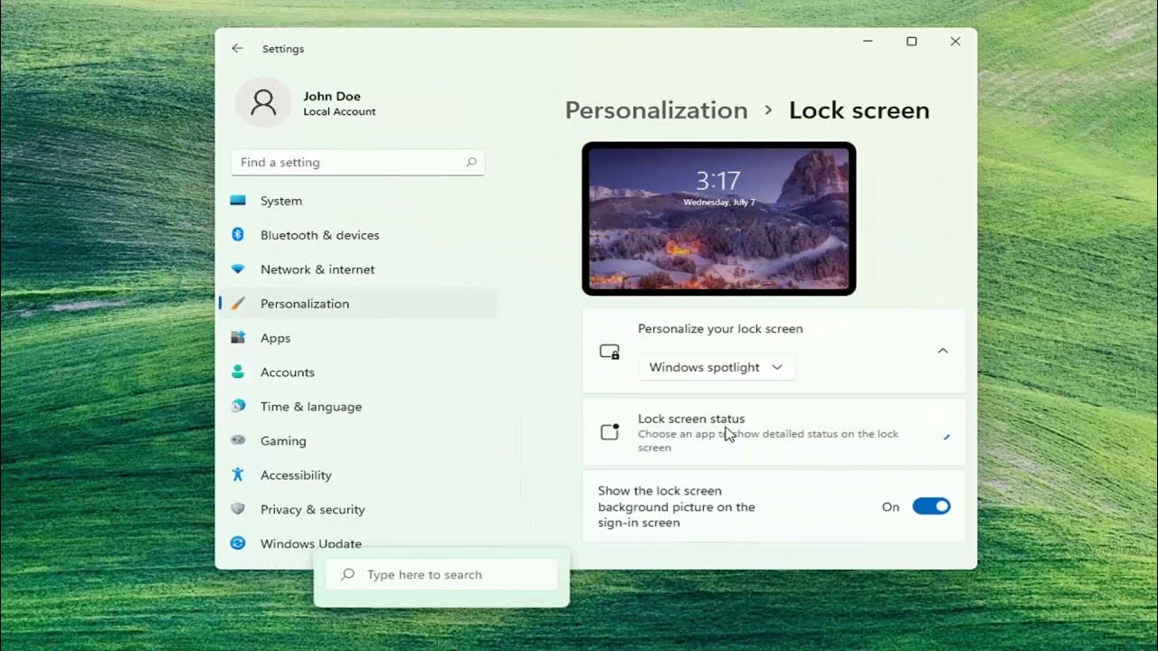 how-to-make-weather-appear-on-lock-screen-in-windows-11-tutorial